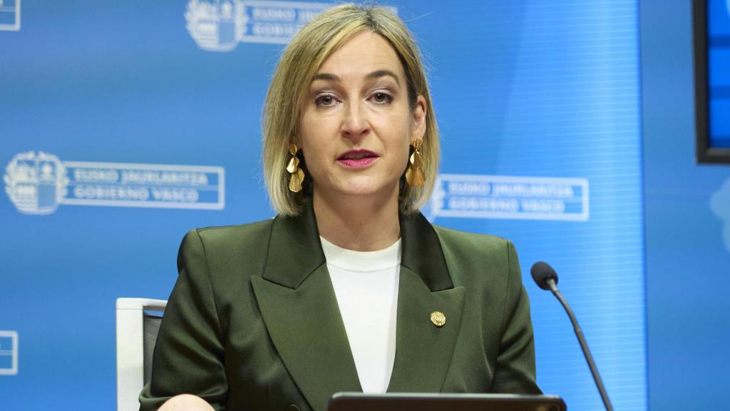 La portavoz y consejera de Autogobierno, María Ubarretxena / L. RICO - EFE