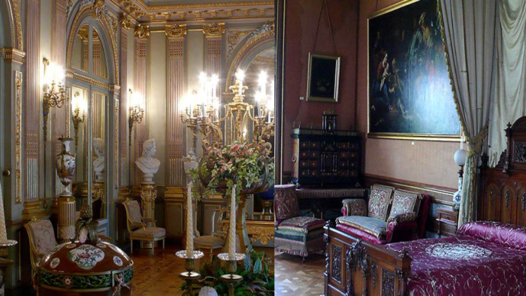 Gran salón y alcoba.