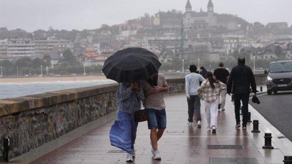 Lluvia en Euskadi / Europa Press