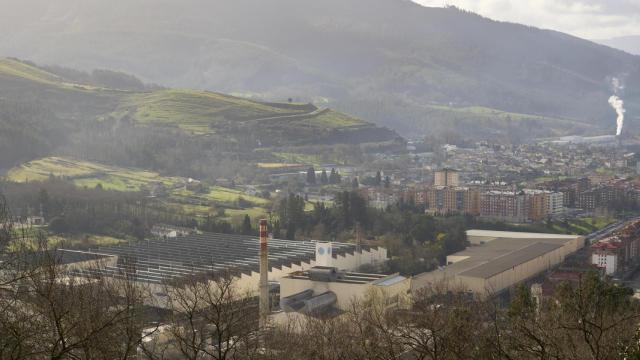 Imagen de la fábrica multinacional Guardian Glass en Llodio