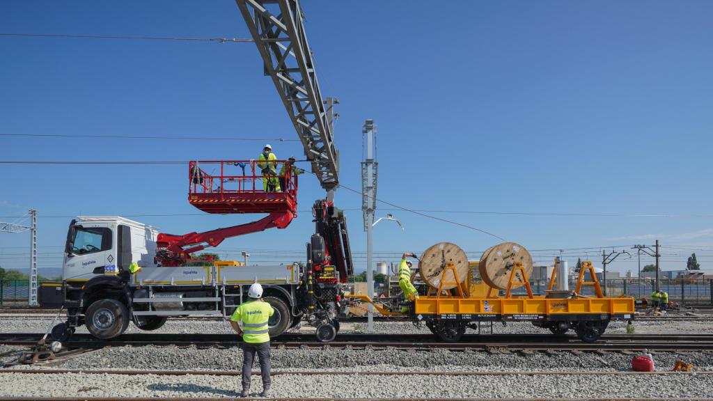 Obras para la ampliación de la terminal de Júndiz, un nodo clave para el Puerto de Bilbao / Iñaki Berasaluce Europa Press