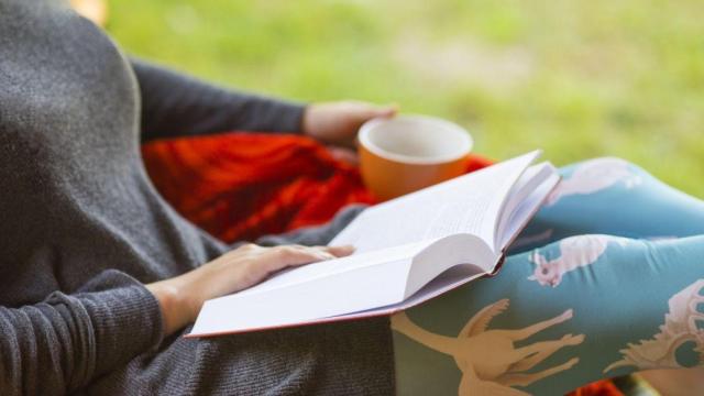 Persona leyendo un libro