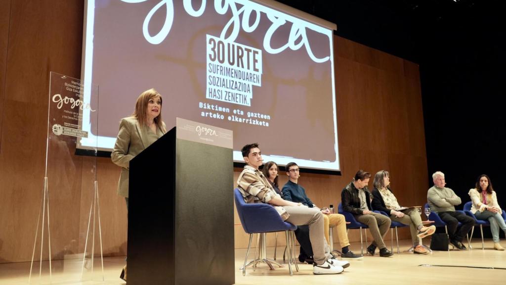 Maria Jesús San José abre una organizada por Gogora en una foto de archivo