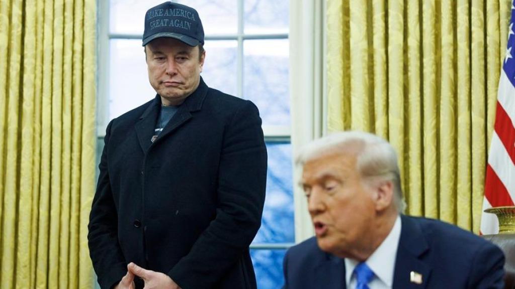 El presidente de EEUU, Donald Trump, se reúne con Elon Musk en la Casa Blanca, en Washington