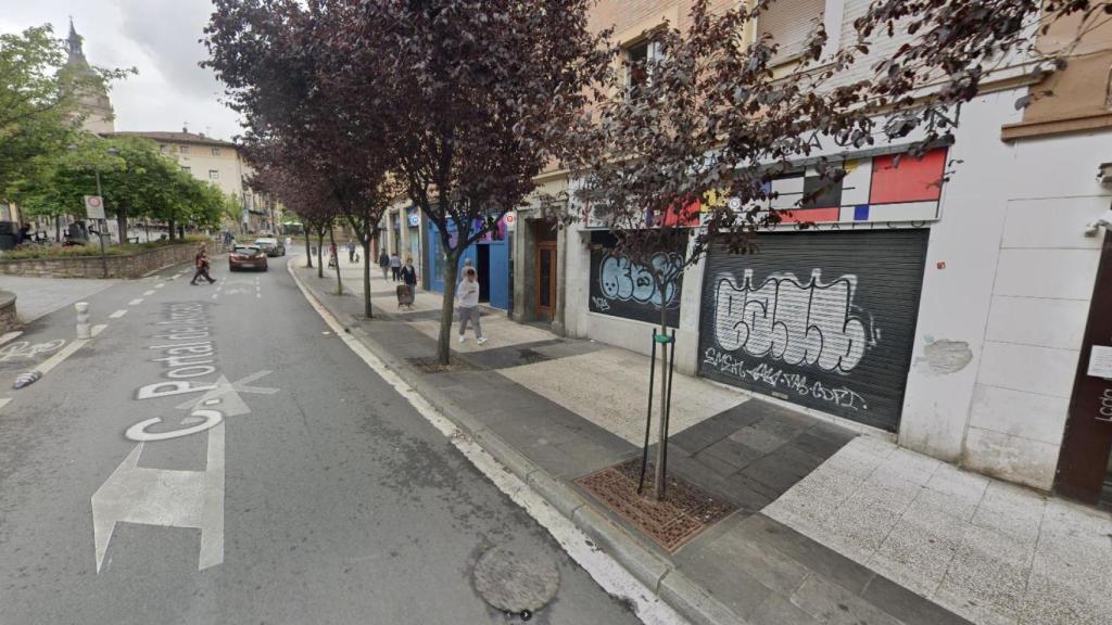 Calle Portal de Arriaga, en Vitoria