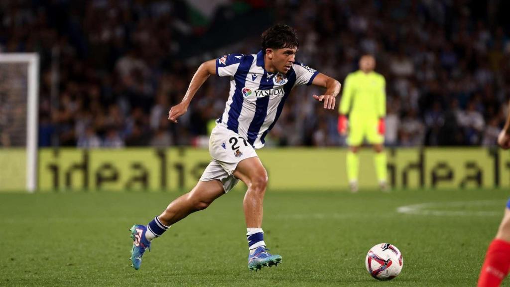 Mikel Aramburu, padre del jugador de la Real Sociedad.