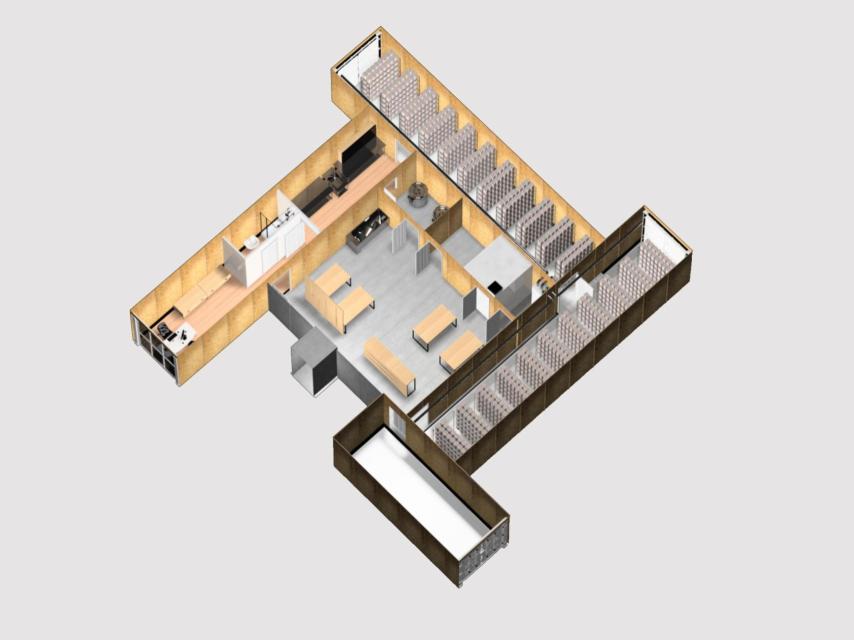 Imagen en vista 3D del proyecto de Antonio Lovelli