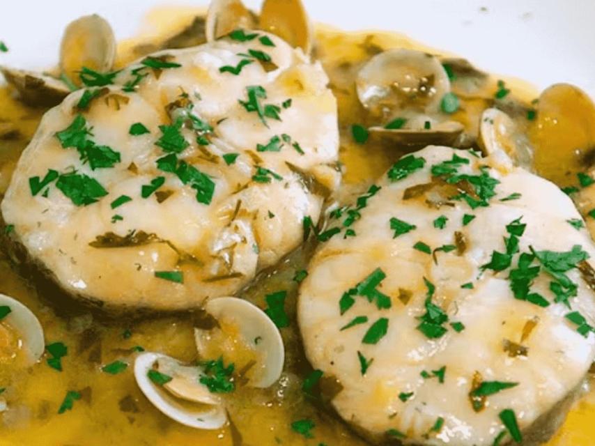 Merluza con salsa verde