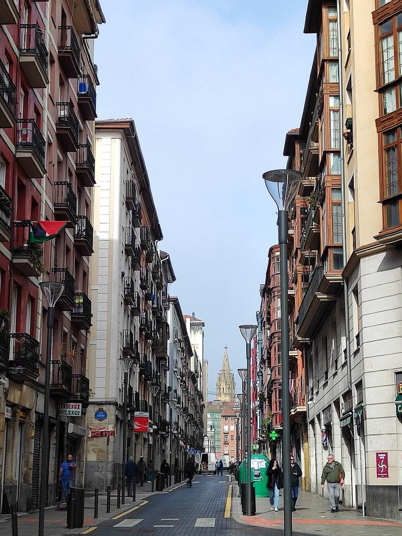 Calle San Francisco en Bilbao