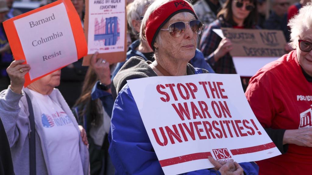 Movilización contra Trump en defensa de las universidades en EEUU / EFE