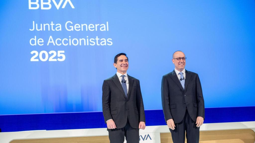 Junta de accionistas de BBVA en Bilbao