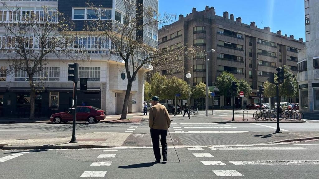 Semáforos apagados en Vitoria por el apagón eléctrico / Andrea Lobera