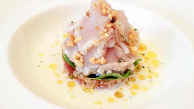 Un plato del restaurante que emociona a Arguiñano.