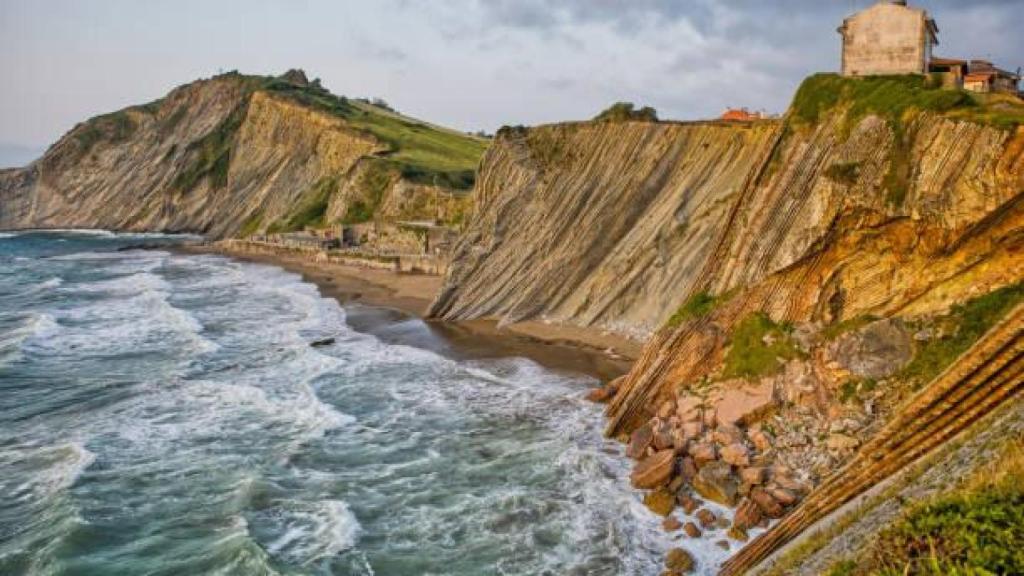 Acantilado en Zumaia.