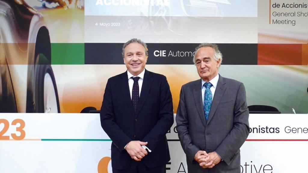 Antón Pradera y Jesús María Herrera, de CIE Automotive / CIE AUTOMOTIVE