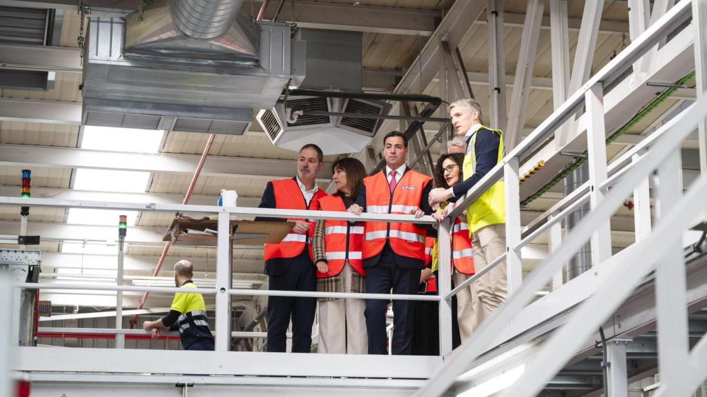 Visita de Imanol Pradales a las instalaciones de Eroski / Irekia