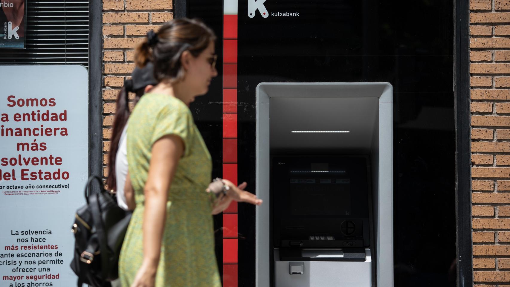 Un cajero de Kutxabank