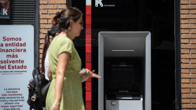 Un cajero de Kutxabank