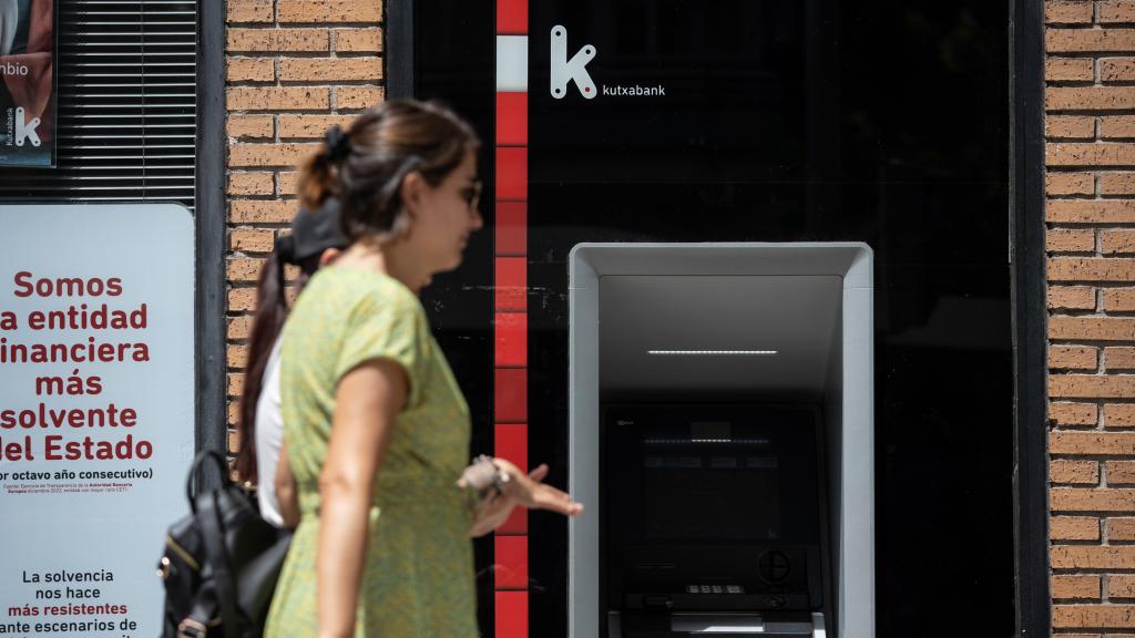 Cajero de Kutxabank.