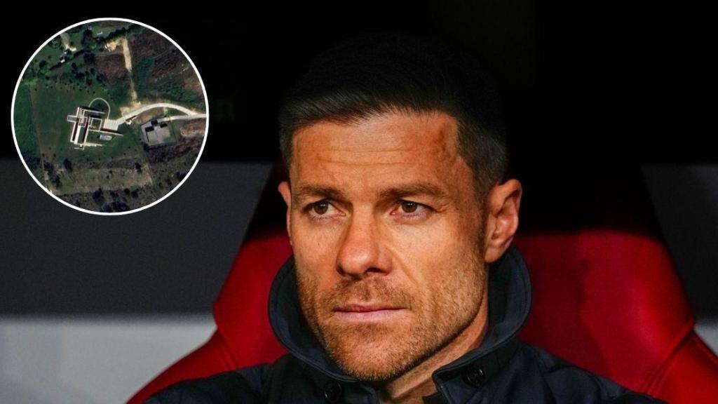 Xabi Alonso, en el banquillo del Bayer Leverkusen.