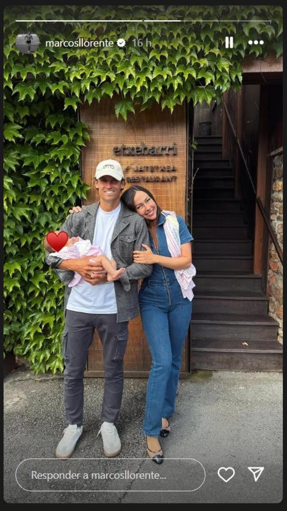 Captura de pantalla de la storie de Marcos Llorente