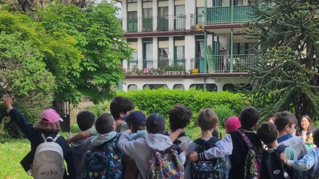 El colegio en el que estudió Xabi Alonso en una foto de archivo