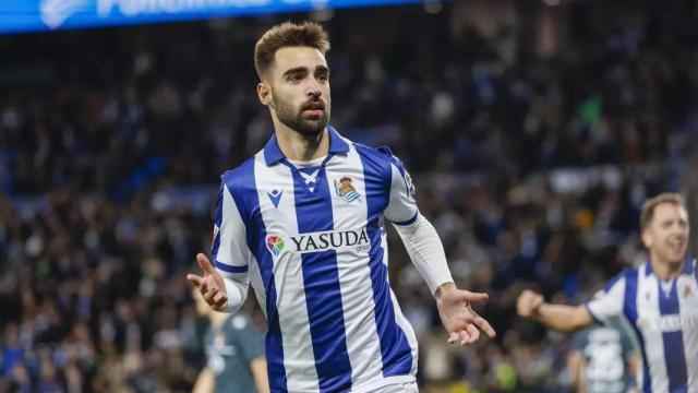 Brais, celebrando un gol / EFE