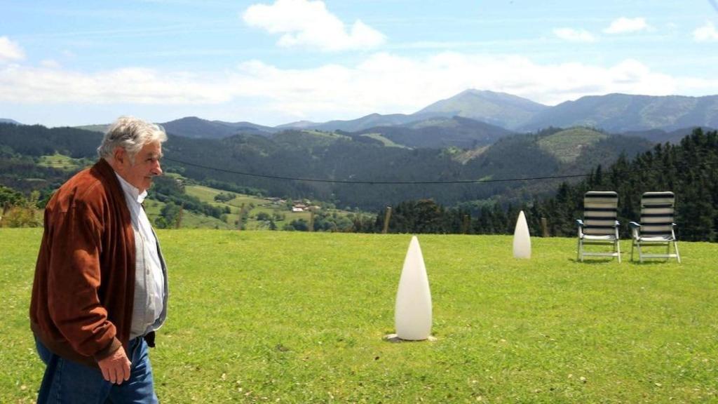 Pepe Mujica en su visita a Euskadi / EFE