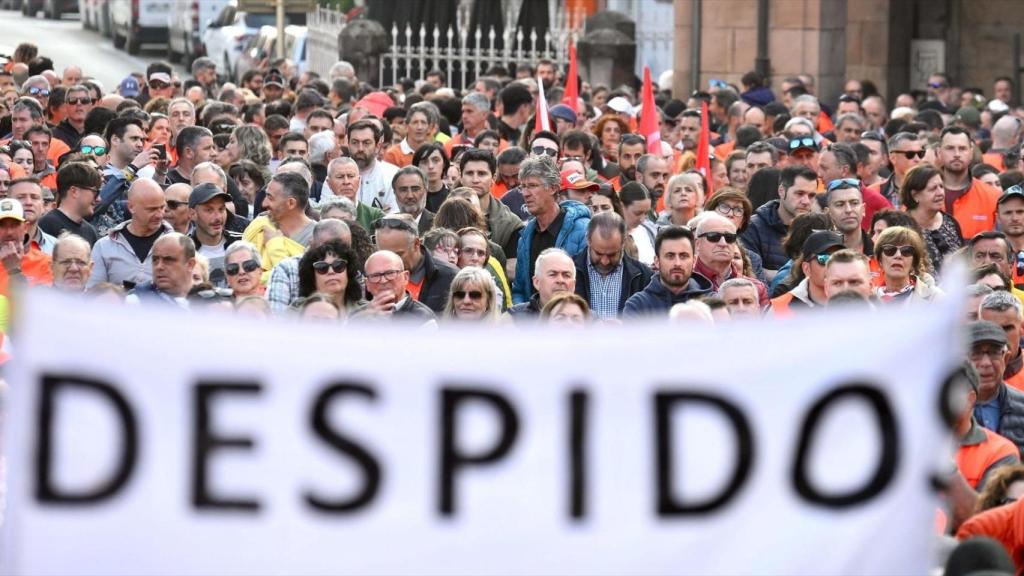 Manifestación por el ERE de Bridgestone