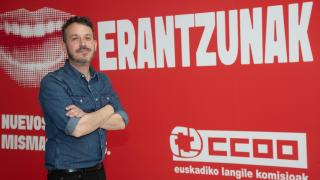 Santi Martínez, secretario general de CCOO Euskadi