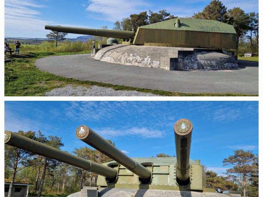 Alemania interesada en acceder a las minas de hierro suecas a través de Noruega, invadió el país en 1940 y comenzó a construir fortificaciones en la costa. Una de ellas fue el fuerte Austråt que pasó a manos del ejército noruego al finalizar la segunda guerra mundial.