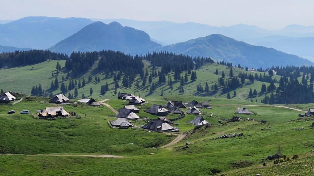 Velika Planina y su red de rutas de senderismo son parte de los Alpes Kamink-Savinja