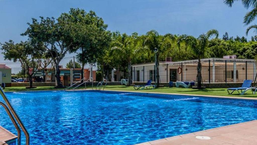 Piscina del camping.
