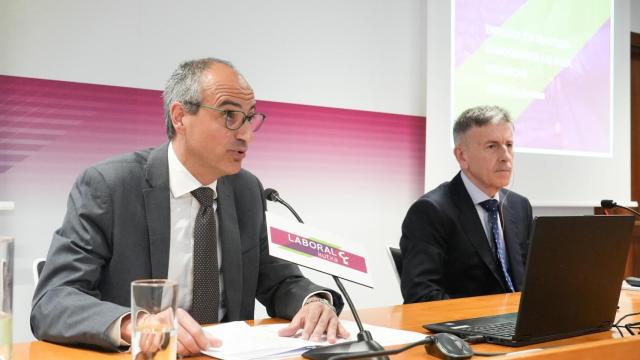 Ibon Urgoiti y Joseba Madariaga, de Laboral Kutxa