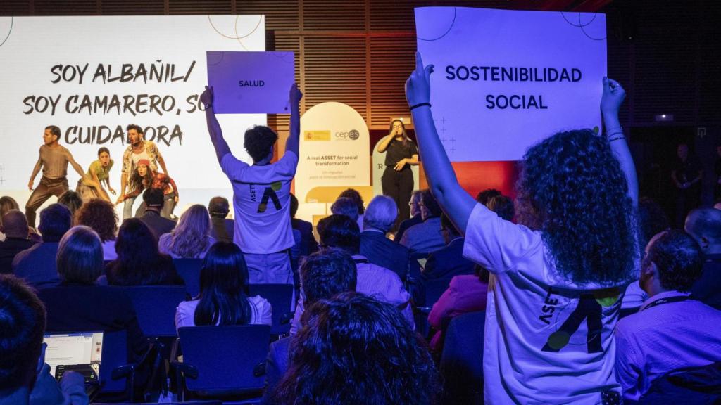 Momentos previos al comienzo del evento.