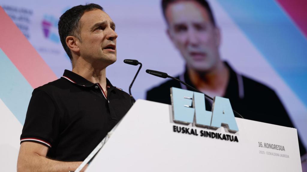 El secretario general de ELA, Mitxel Lakuntza