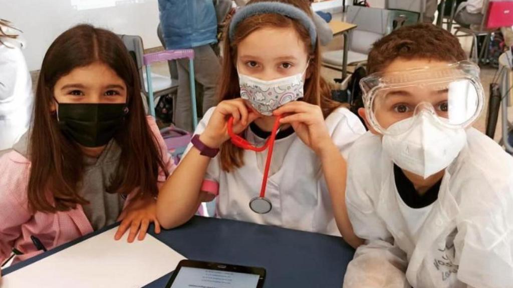 Alumnos del colegio José María.