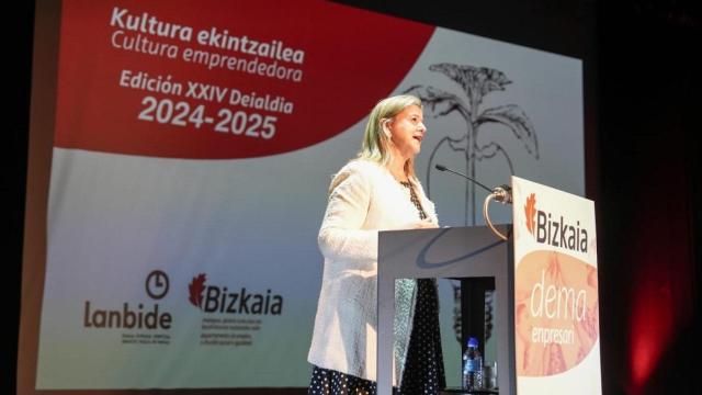 Teresa Laespada, responsable de Empleo de la Diputación de Bizkaia