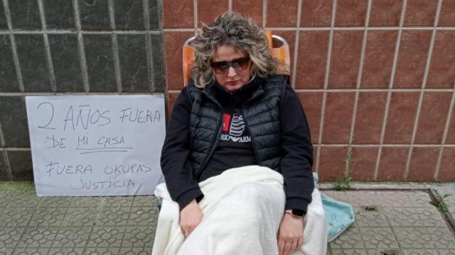 Ana Flor, víctima de la okupación en BErmeo / @leyantiocupas