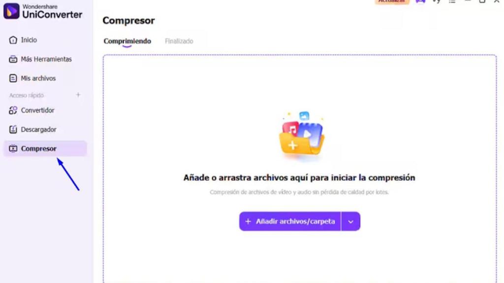 Herramienta compresor