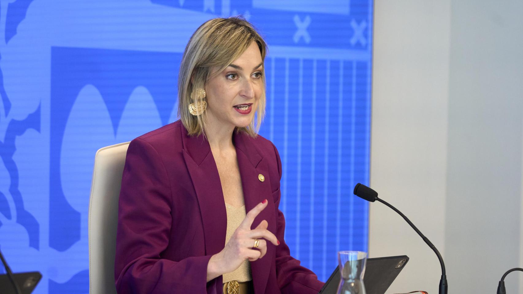 La consejera de Autogobierno, María Ubarretxena