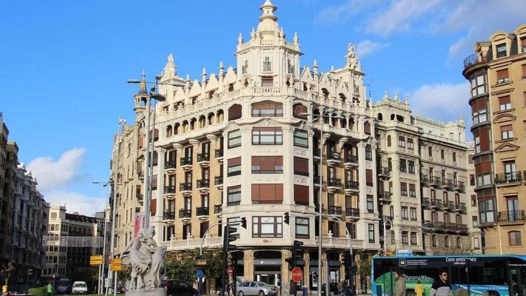 El barrio de Gros, en San Sebastián.