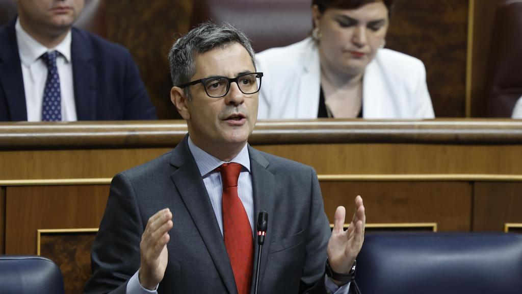 El ministro de la Presidencia, Justicia y Relaciones con las Cortes, Félix Bolaños