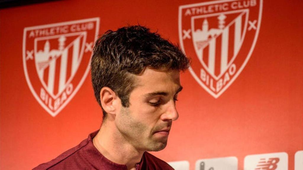 Markel Susaeta, durante su etapa como futbolista del Athletic Club.