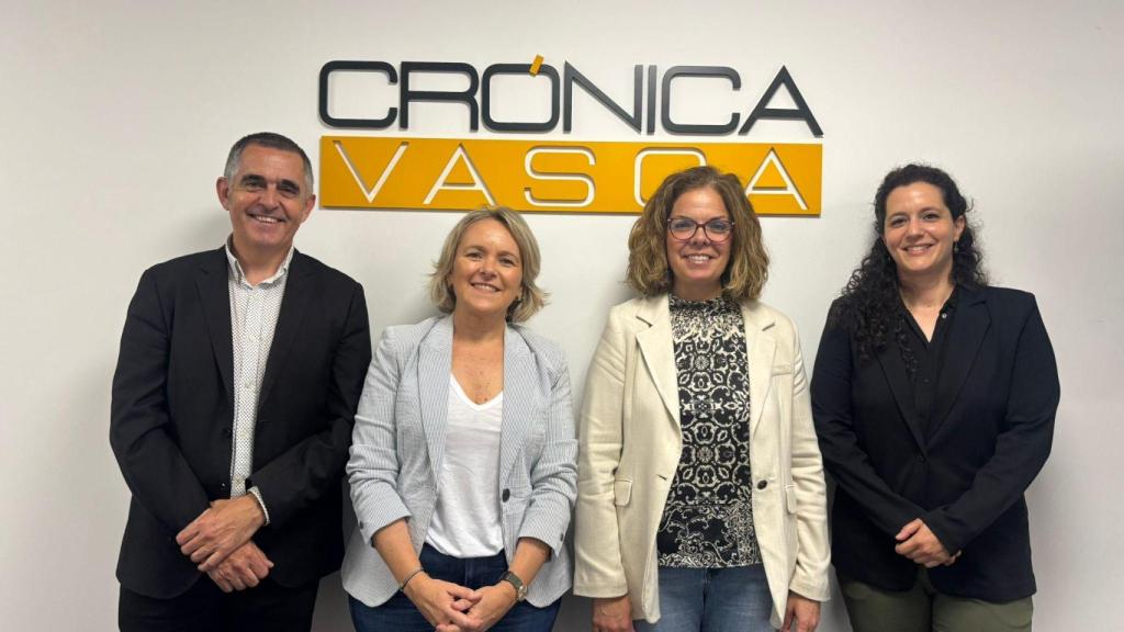 Los participantes en la mesa de Eroski y Crónica Vasca.