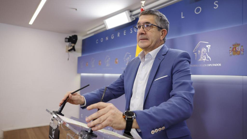 El portavoz del PSOE en el Congreso, Patxi López