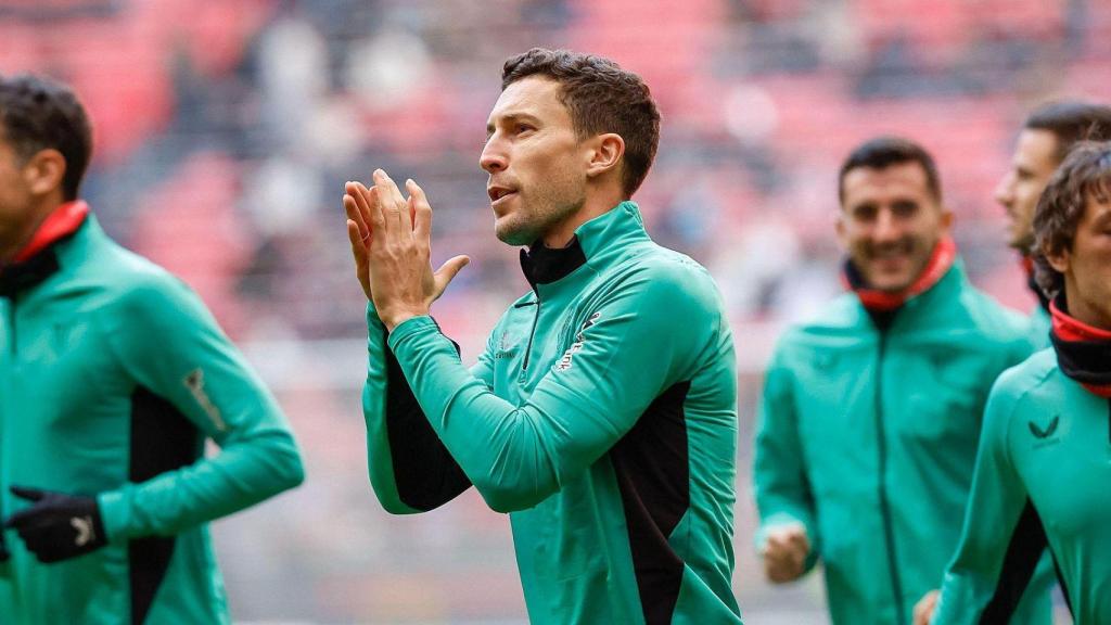 De Marcos, durante su etapa en el Athletic.