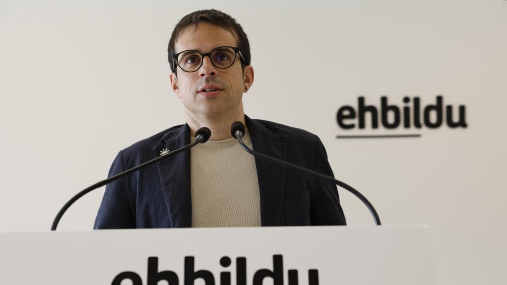 El portavoz de Bildu en el Parlamento vasco, Pello Otxandiano