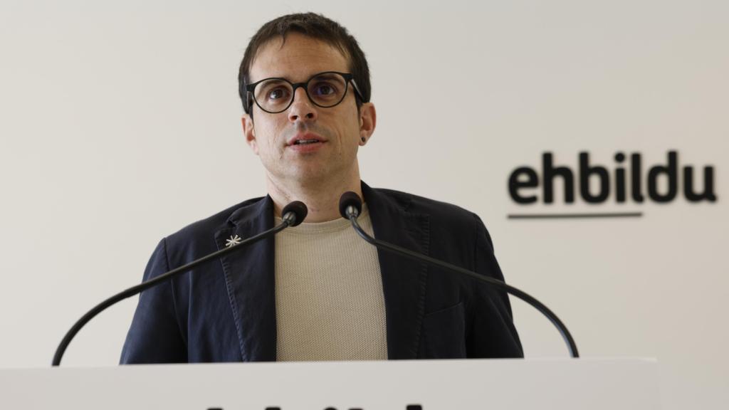 El portavoz de Bildu en el Parlamento vasco, Pello Otxandiano