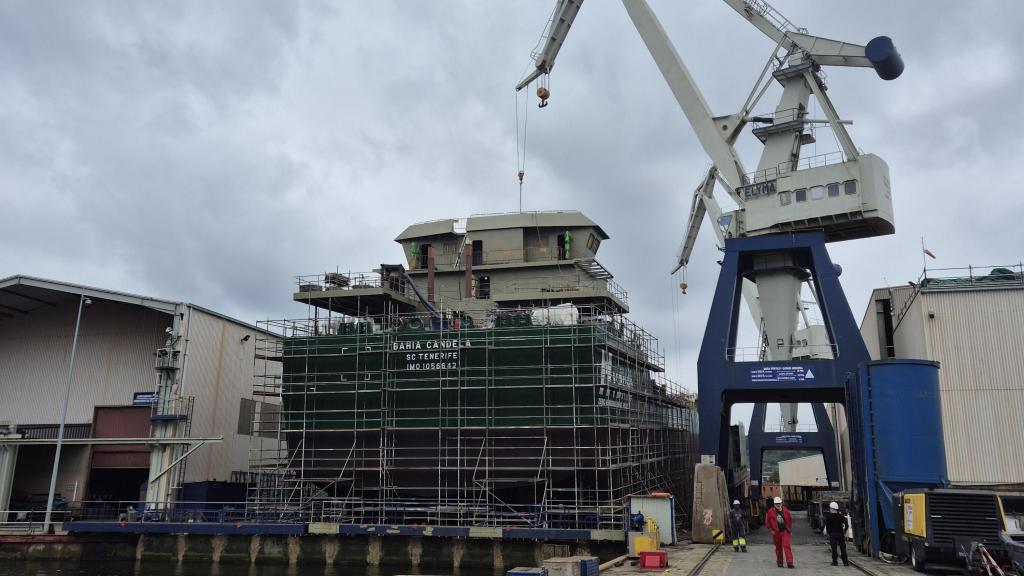 Se trata del buque Bahía Candela que el astillero está construyendo para el armador vasco Mureoil y que entregará en 2026